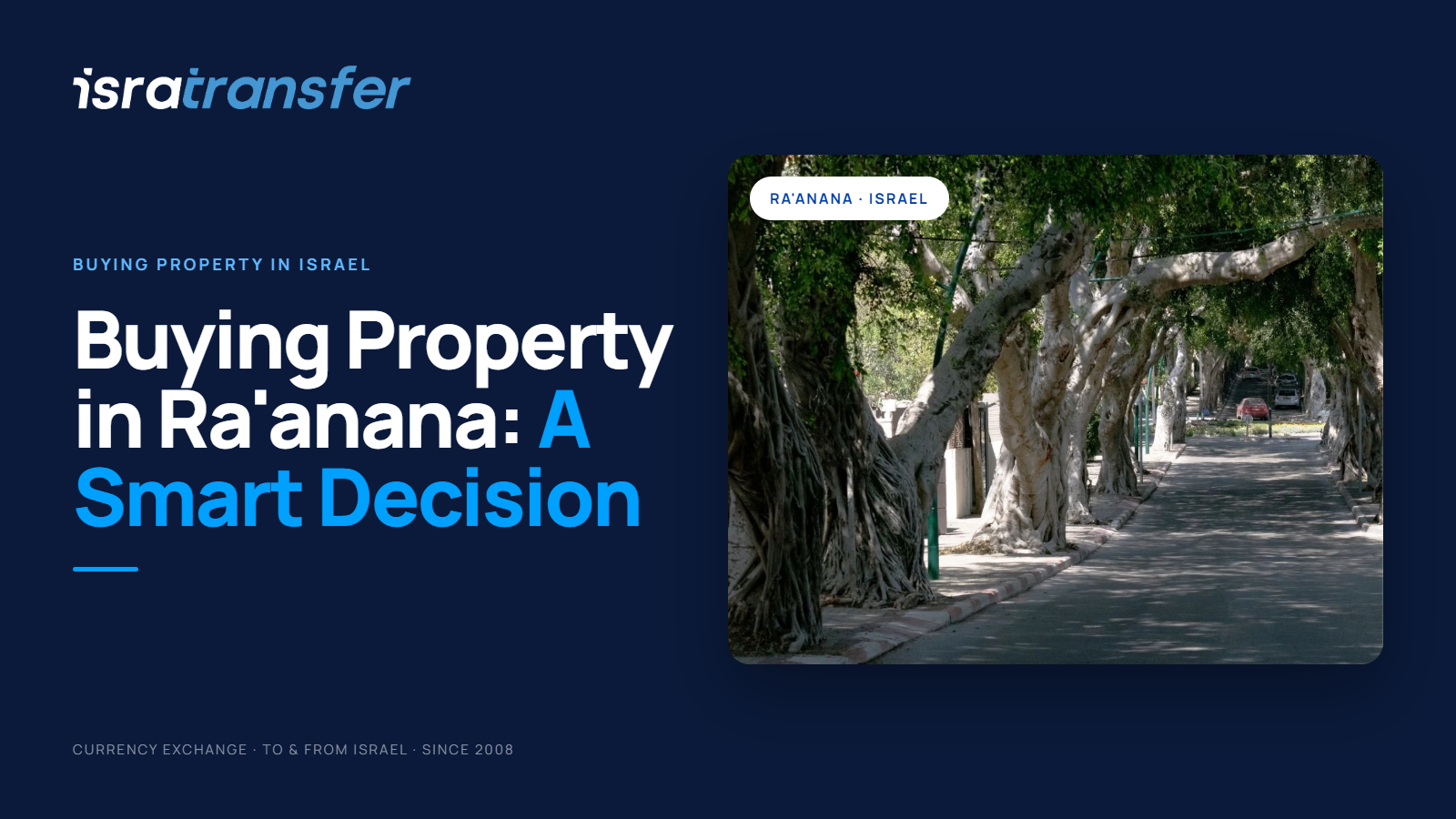 Buying Property in Ra'anana: A Smart Decision