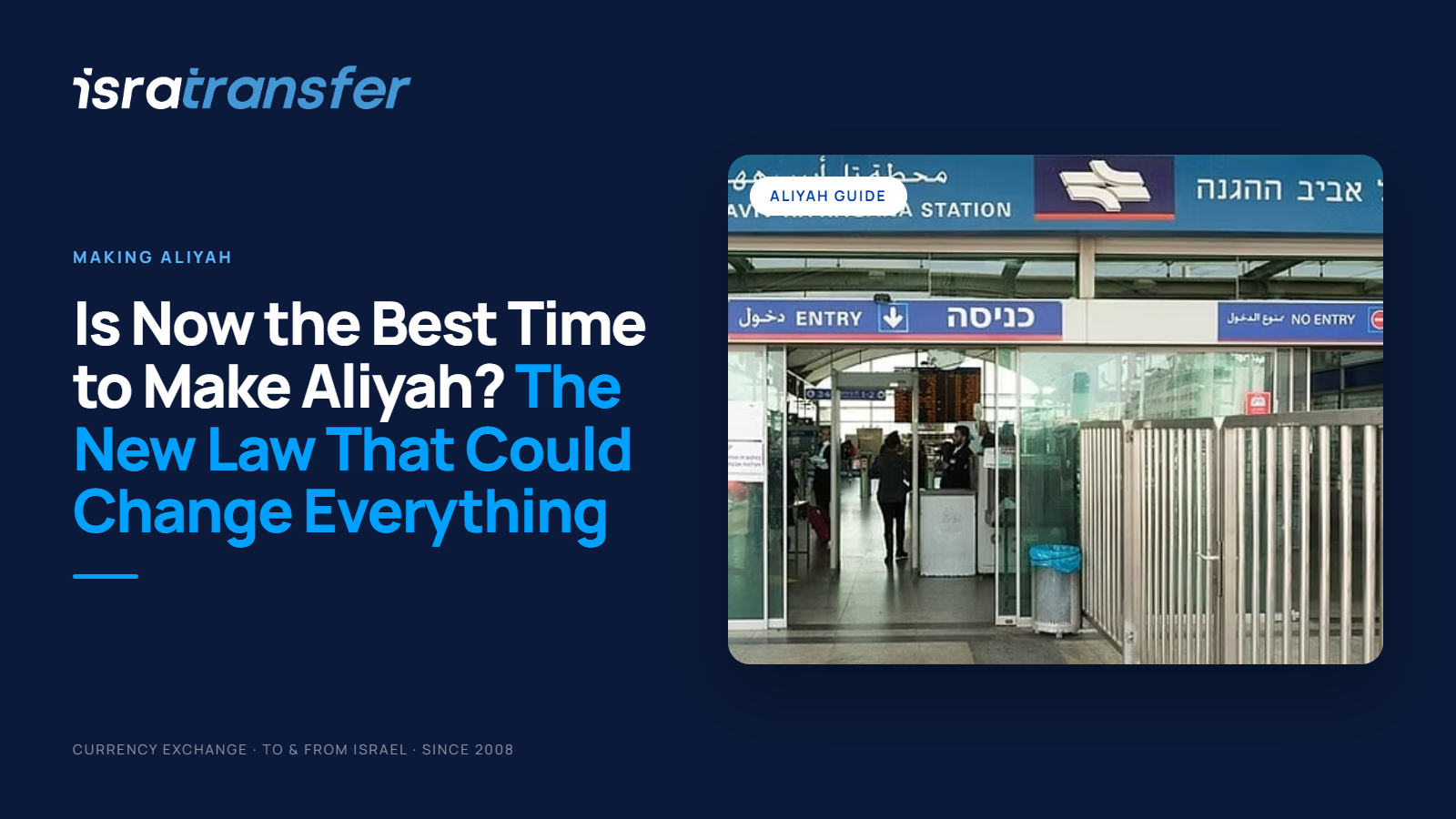 Is Now the Best Time to Make Aliyah? The New Law That Could Change Everything